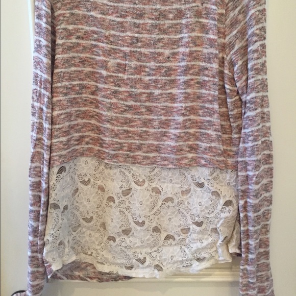 Papermoon by Stitch Fix Sweater with Lace Detail - Picture 2 of 2